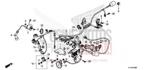 WIRE HARNESS CBR125RSF de 2015